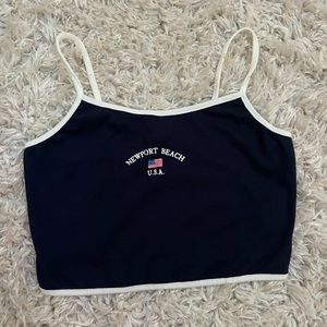 SHEIN Newport Beach Crop Top